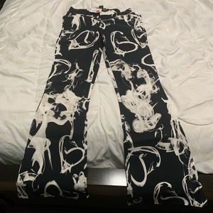 Heart Pattern Bootcut